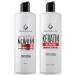 Keratin Shampoo And Conditioner For Color Treated Hair Sulfate Free Hair Care Treatment For Dry Curly Damaged Women Hair - 2x16.9 Fl Oz Clear