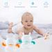 Silicone Baby Teething Toys 2 Pack for Babies 0-6 Months - Anti-Drop Space Rabbit Teether for Infants - BPA Free - Buy Online on GoSupps.com