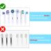 Azwood Toothbrush Protective Caps - 6 Pack Toothbrush Covers for Electric Heads | Travel-Friendly Case Alternative - Buy Online on GoSupps.com