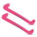 1 pair of ice skating protection adjustable spade protection skids for ice hockey slide shoes ice skating protective devices protective covers for ice hockey ice skating blades 31x6x1.8 cm (pink)