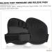 FOMIYES Five Finger Half Socks - Sweat-Absorbing Forefoot Pads Anti-Slip Palm Cushions - 2 Pairs - Black 12x10.5cm - International Shipping Available - Buy Online on GoSupps.com