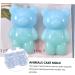Zerodeko 2pcs Doll Silicone Mold Silicone Molds Easter Cake Baking Mold 3D DIY Baking Mold Animal Accessories - Buy Online on GoSupps.com