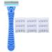 Hair Removal Razor ABS Universal Manual Razor 10pcs with Plastic Box for Daily Use