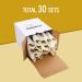 N9R 30 Pack Pre Rolled Gold Plastic Cutlery Set with Napkins - Disposable Silverware Set for Party and Wedding - Buy Online on GoSupps.com