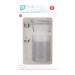 Bumkins Silicone Sippy Cup with Straw - Spill Proof Transition Cup for Toddlers - 7oz Gray - Buy Online on GoSupps.com