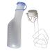 TIGA-MED urine bottle set: 1x urine bottle 1ltr.For men + 1x urine bottles holder urine bottle holder with lid 1 piece ( 1set) Original quality!