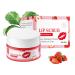 Strawberry Lip Scrub Exfoliator - Natural Lip Exfoliator Scrub for Hydration and Softening Diminishes Lip Lines Brightens and Softens Lips 20g - Perfect Lip Care Treatment