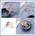 FRCOLOR Butterfly Flower Hairpin Hair Accessories Rhinestone Hair Clip Chinese Decor Decorative Hairpin Floral Hair Sticks for Buns Styling Hair Clips Fine China Imitation Pearls Miss - Buy Online on GoSupps.com