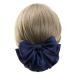 Women's Hair Clip with Hair Net Hair Net Hair Net Hair Bow Hair Net Bow Decorative Navy Blue