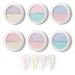 Chrome Nail Powder 6 Boxes Double Color Solid Aurora Nail Art Powder Set Shiny Mermaid Magic Mirror Effect Powder Manicure Pigment Fairy Nail Glitter Dust for Nail Art Design Decoration