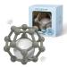 MCGMITT Teething Ball Sensory Toys for Babies - Soft Silicone Teething Ball Toys for Babies Baby Rattle Suitable for 0-12 Months Grab and Chew Newborn Infant Shaker Toy Gift (Greengray) Rattle Style-Greengray