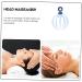 Iwowhero Head Massager - Scalp Massage Device Stress Relief Comb & Clamp for Women - Blue 21x15x15cm - Buy Online on GoSupps.com