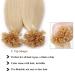 SEGO Bondings Extensions - Real 1G Keratin U-Tip Remy Human Hair - 50 Strands Light Blonde #613 - 16 (40cm) - 50g - Buy Online on GoSupps.com