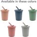 Ka Straw Cup | 100% Food-Grade Silicone | Spill-Proof | Non-Slip & Soft | Dishwasher Friendly | Fern 8 oz - Buy Online on GoSupps.com