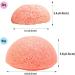 ESMOSEN Natural Konjac Facial Sponges - 3 Pc Set for Deep Cleansing and Gentle Exfoliation | Hypoallergenic, Safe for Delicate Skin - Buy Online on GoSupps.com