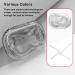 dijiusidy Portable Dental Case Braces Storage Box Seal with Partition Dust-proof Cotton Swab Holder for Travel Home Business Transparent L L Transparent - Buy Online on GoSupps.com
