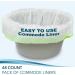 Commode Liners for Bedside Portable Toilet Chair | 48 Disposable Waste Bags | Universal Fit | Value Pack for Adults - Buy Online on GoSupps.com