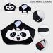 3-in-1 Portable PVC Panda Hot Water Bottle | Soft Waist Cover & Hand Warmer for Pain Relief - Ideal for Kids & Adults - Buy Online on GoSupps.com