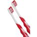 FC Bayern Munich Children's Toothbrush Set of 2 - Soft Red/White FCB - Perfect for Kids - Buy Online on GoSupps.com