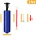 Jawflew Sports Ball Pump Kit - Portable Air Pump with Needle, Nozzle, Extension Hose - for Soccer, Basketball, Football, Volleyball, Rugby - 10PC Set - Buy Online on GoSupps.com