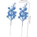 RORPOIR 10pcs Christmas Imitation Berries Christmas Stuffers Artificial Berry Christmas Fake Berry Curly Blue 19X5X5CM - Buy Online on GoSupps.com