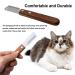 Yuip Dog Stripping Knife - Professional Ergonomic Tools for Dog Grooming | Wooden Handle & Trimmetters for Perfect Coat Care - Buy Online on GoSupps.com