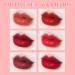 6 Colors Lip Tint Stain Set - Korean Lip Gloss Plumping Watery Stain - Multi-use Cheek Tint - Moisturizing Liquid Lipstick - Long Lasting - High Pigment - Vivid Color - Makeup - Buy Online on GoSupps.com