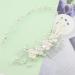 Pearl Floral Bridal Wedding Hair Clip Comb Crystal Bridal Hair Accessories Wedding Decoration Headpiece for Women Girls Brides and Bridesmaids - Buy Online on GoSupps.com