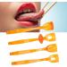 4-Piece Lip Tongue Muscle Trainer | Oral Movement Rehabilitation Device for Swallowing & Language Disorders (Large Orange) - Buy Online on GoSupps.com