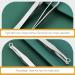 Minkissy Universal Nose Hair Cutter & Eyebrow Tweezers - Stainless Steel Round Head Leather Cover - Perfect Trimmer for Men & Women - Black - Buy Online on GoSupps.com