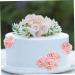 Womens Day Cake Topper Pink Rose Flower Cake Topper for 3.8 Goddess Festival Mother Day Party Cake Decor 10PCS 7.5x20 cm - Buy Online on GoSupps.com