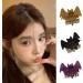 Limtula Halloween Style Bat Wing Shape Woman Teens Ponytail Hair Claw Delicate Hair Clip Anti-slip Taking Photo Hair Accessories Black - Buy Online on GoSupps.com