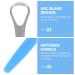 2 Sets Stainless Steel Oral Mouth Cleaning Scraper Tools | Black & Blue - Best for Dental Hygiene Care - Buy Online on GoSupps.com