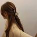 Shark clip hair claws 1PC 2021 Korea Elegant Crystal Imitation Pearl Women Hair Claws Hairpin Crab Metal Geometric Hair Clips Barrettes (Color : B) (Color : B)