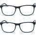 MMOWW 2-Pack Reading Glasses for Men & Women | Anti-Blue Computer Glasses with Spring Hinges - Blue 1.5x - Buy Online on GoSupps.com