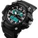 Men's Analog-Digital Sports Watch | 50M Waterproof Military | LED Screen | Stopwatch & Alarm | Black - Buy Online on GoSupps.com