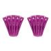 Trim Stik (Fat Burner) 10 Stik Sampler (Upto 20 Servings)-Keto Friend (No Carbs No Sugar) - w/Reusable Clear Straight Glass Straw 8.27 x 10mm w/Brush