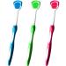 Tongue Brush Tongue Scraper Tongue Cleaner Tongue Brushes Helps Fight Bad Breath 3 Tongue Scrapers (Blue&Green&Red)