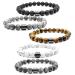 5 pieces of anti-fear arbitraries smoking cessation bracelets magnetic therapy chakra bracelet 8 mm natural stone Halbedelstein pearl bracelet for men women gift