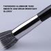 Soft Double Layer Fiber Blush Brush Accurate Coloring Lightweight & Portable Double Layer Brush Hair with Thickened Aluminum Tube Easy To Use for Home & Powder Rooms - Buy Online on GoSupps.com