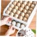 GLEAVI Box 30 Drawer Fridge Eggs Food Egg Filler Refrigerator Crisper Organizer Egg Carton Organic Stacker As Shown 33X26.5X14.3cm - Buy Online on GoSupps.com