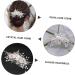 Ipetboom Pearl Hair Comb 1pc Bridal Headwear Crystal Pearl Bridesmaid The Flowers Hair Piece Silver Rhinestones - Buy Online on GoSupps.com