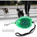 Retractable Dog Leash 7.9ft - Nylon Roller Leash for Small & Medium Dogs - Single-Handed Brake & Lock - Comfortable Jogging & Guiding - Green - Buy Online on GoSupps.com
