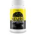 Neuro Capsules Pro Brain Flow - Nootropic Mind and Memory Support & Circulation Supplement - Memory Lift Focus Pills - Mind Nerve Freedom Ageless Brain Nectar Gold Brain Support Clear Flux Blood Flow