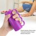 Hand Grip Strengthener for Stroke Hemiplegia Rehabilitation Finger Exerciser and Wrist Trainer High Elastic PU - Buy Online on GoSupps.com