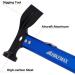 Hikemax Lightweight Camping Hammer with Tent Stake Remover - 13oz Aluminum Hammer in Blue - Buy Online on GoSupps.com