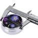 Shop Purple Flowers Round Pill Box - 3 Compartment Mini Decorative Travel Medicine Organizer - Buy Online on GoSupps.com