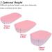 Tmishion Invisible Silicone Gel Insoles - Height Increasing Orthopedic Cushion (1.5cm Pink) for Ultimate Comfort and Support - Buy Online on GoSupps.com