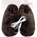 Hemoton USB Heated Foot Warmer Slippers - Electric Heating Shoes for Winter - Women Men Plush Feet Warmer - Buy Online on GoSupps.com