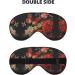 Flower & Butterfly Double-Sided Sleep Eye Mask | Soft Blindfold with Adjustable Strap | Block Out Light - Perfect for Travel & Sleep - Buy Online on GoSupps.com